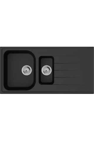 Hansgrohe S52 Tezgah Üstü Eviye Grafit Siyahı