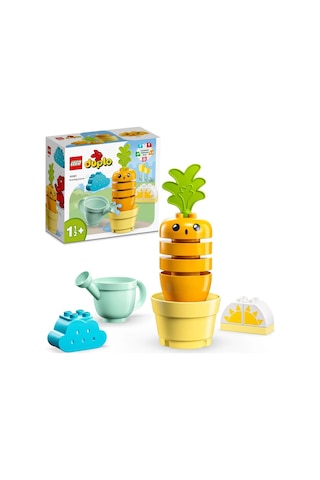 LEGO® DUPLO® İlk Büyüyen Havucum 10981 - 18 Ay & Üzeri Küçük Çocuklar için Eğitici Oyuncak Yapım Seti (11 Parça)