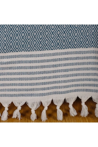 Buldan İşi %100 Organik Pamuk Koltuk Örtüsü 170x210 Cm Koltuk Şalı Çekyat Kanepe Örtüsü