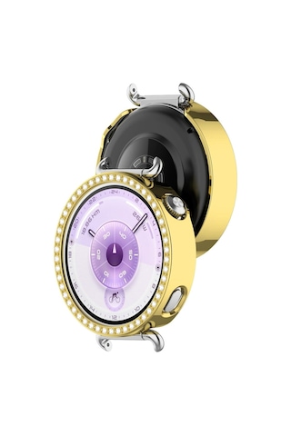Huawei Watch Gt 6 41mm Tek Sıra Taşlı Kasa Koruyucu Ekran Koruyucusuz Teksıra