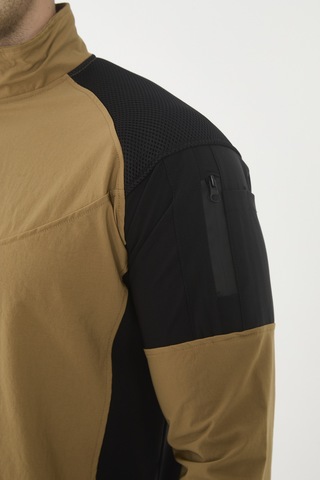 Camp Scoutland Camp138 Outdoor Tactical Su iticili Erkek Hardal-Siyah Taktik Sweatshirt