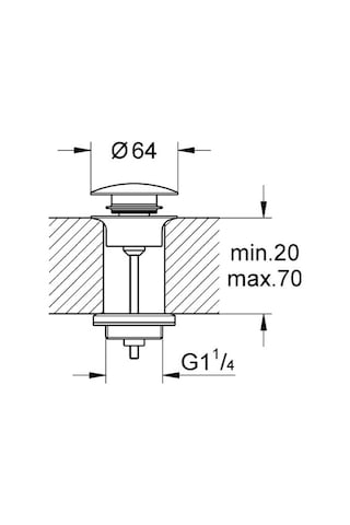 Grohe Bas-aç Gider Seti 65807dl0 Bakır