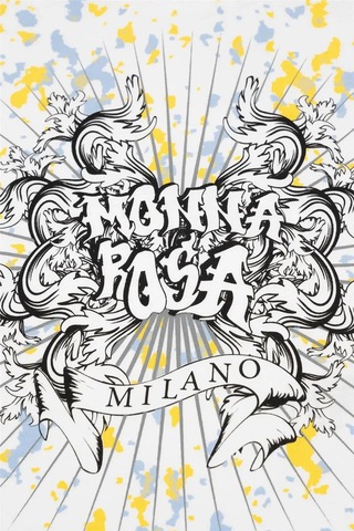 Kız Çocuk Beyaz Monna Rosa Milano Yazılı Tişört Beyaz