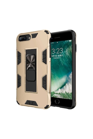 Apple Uyumlu iPhone 7 Plus Kılıf Zore Volve Kapak Gold