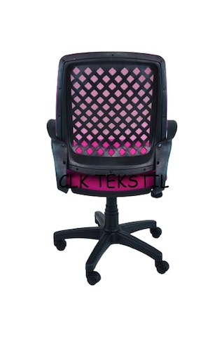 Clk-06 Fileli Petek Ofis Büro Bilgisayar Koltuğu Sandalyesi Pembe