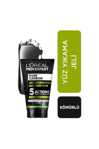 L'Oréal Paris Men Expert Pure Charcoal Yüz Yıkama Jeli 2 x 100 ML