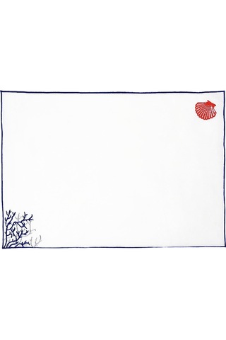 Amerikan Servis Mercan Desenli 4 Lü Set Diğer