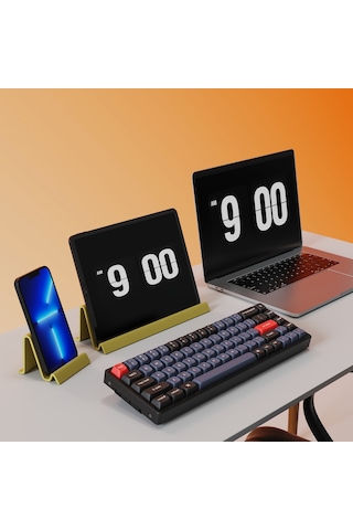 Keychron K6 Pro QMK/VIA Custom Klavye HotSwap White Led Gateron G-Pro Red Switch Mekanik Klavye