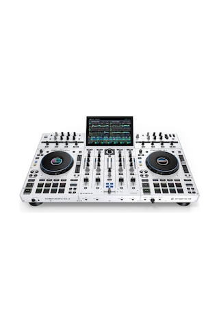 Denon Prıme 4 + Whıte İkinci Nesil Profesyonel 4-kanal Dj Controller, Standalone Player, Engine Prime Sistemi Beyaz