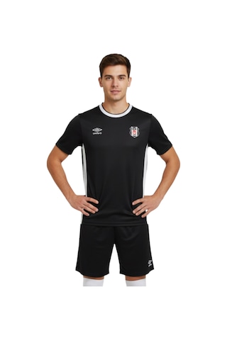 Beşiktaş Lisanslı Umbro Siyah Nostaji Forma Siyah-beyaz