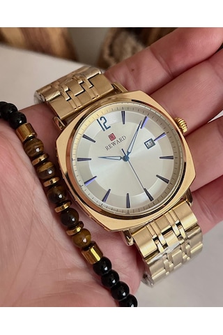 Reward Rw38350 Çelik Kordon Gold Takvimli Erkek Kol Saati