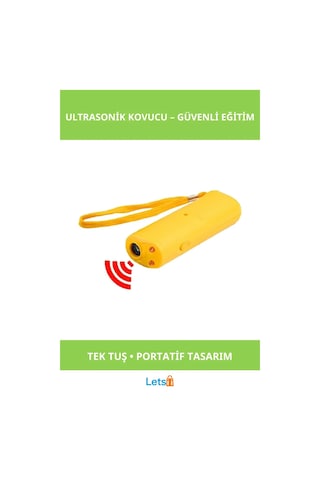 Ultrasonik Köpek Kovucu Eğitici Taşınabilir Ve Ergonomik