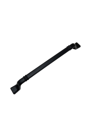 Havai Çizgili Siyah Metal Dolap Kulpu Mobilya Ve Mutfak Dolap Kulpu Siyah 160mm 4 Adet Siyah