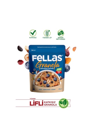 Granola - Yaban Mersini & Kuruyemiş 200g