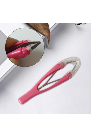 Dolıty Eğimli Kaş Cımbız Ev Salon Için Dayanıklı Pembe Pembe