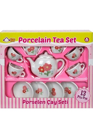 Porselen Çay Takımı 13 Parça - Stokta Olan Model Gönderilir Diğer