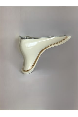 Homdep Kanepe Koltuk Tv Ünitesi Konsol Yükseltme Delta Model Plastik Ayak 12 Cm Krem - 4 Adet - Krem