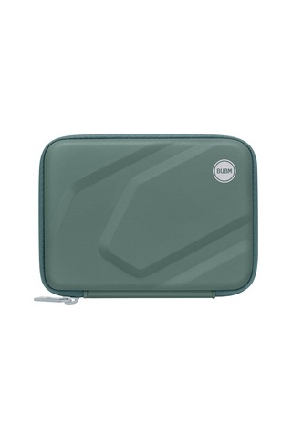 Yuntech01 Kuru Jel Malzemeyle Yapılmış Sert Disk Çantası - Darbe Ve Suya Dayanıklı, Taşınması Kolay, Geniş Kabinli - Koyu Yeşil Koyu Gri