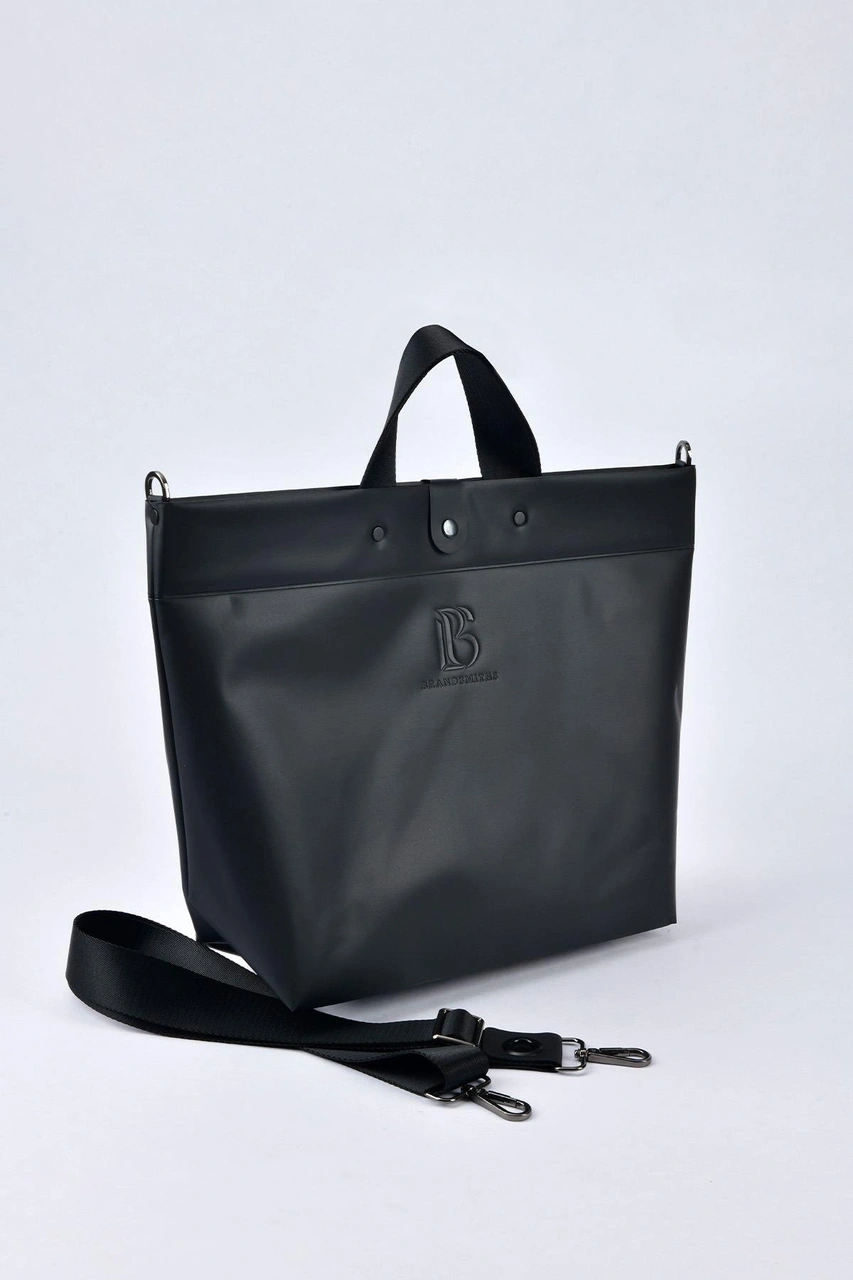 Brandsmithshop Onyx Siyah Loop Tote Bag Çanta Çok Renkli