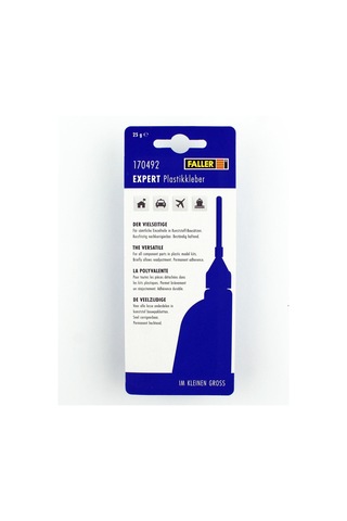 Faller 170492 Expert İğne Uclu Plastik Yapıştırıcısı, 25 Gram
