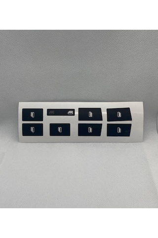A4 B6 - B7 Kasa 2001-2008 Arası Cam Tuş Takımı Tamir Kiti Sticker Etiketi 1 Adet