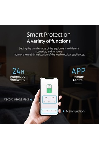 Tongxida Tuya Akıllı Devre Kesici, Kablosuz E22496-5 40a