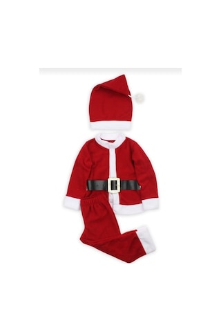 Pazarız Unisex Noel 3'lü Takım Kırmızı