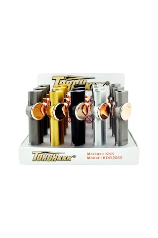 Siyah Tek Torch Pürmüz Metal Puro Çakmağı - Tr8029