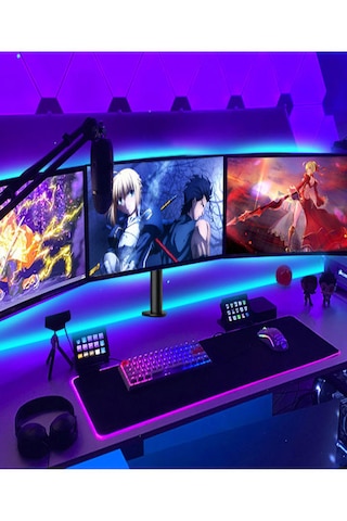 Techly 13"-20" Arası, Kelepçeli 6 Inç Monitör Için Masa Üstü Standı.