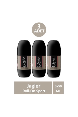 Jagler Sport Erkek Roll-On Deodorant 3 x 50 ML