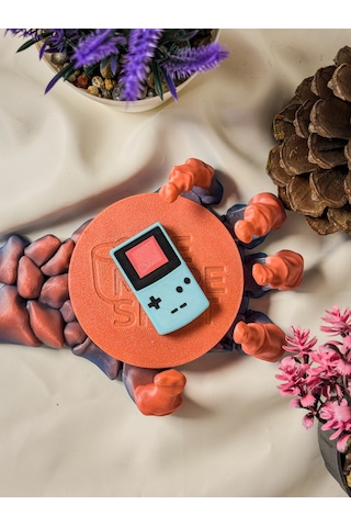Anahtarlık Nfc Özellikli Kişiselleştirilebilir Mavi Retro Atari