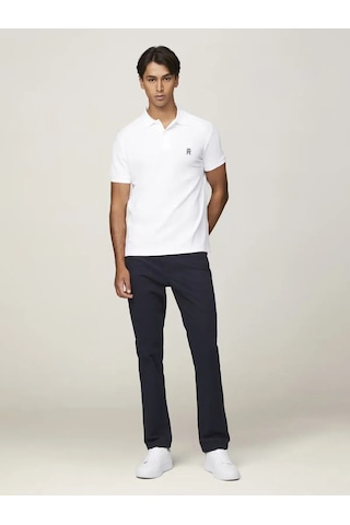 Tommy Hilfiger Imd Reg Polo Erkek Beyaz T-shirt - Mw0mw33167