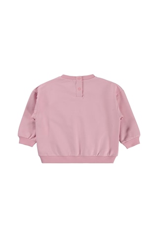 Civil Baby Fiyonk Nakışlı Fırfırlı 6-18 Ay Sweatshirt - Pembe