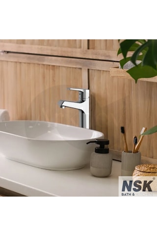 Nsk Visia Plus Yüksek Çanak Lavabo Bataryası - Krom N3012702 Parlak Krom