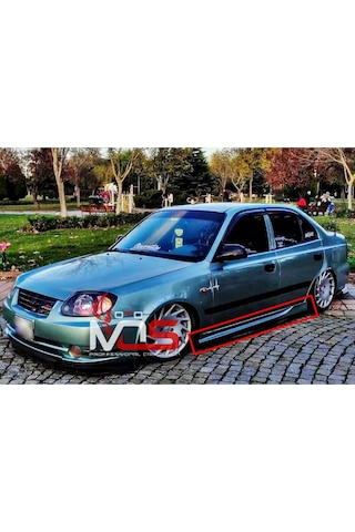 Hyundai Accent Admire Custom Marşpiyel Sağ Sol Takım Fiberglass Boyasız