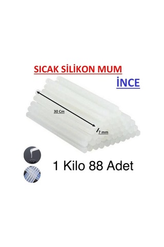 1 Kilo Şeffaf Ince Silikon