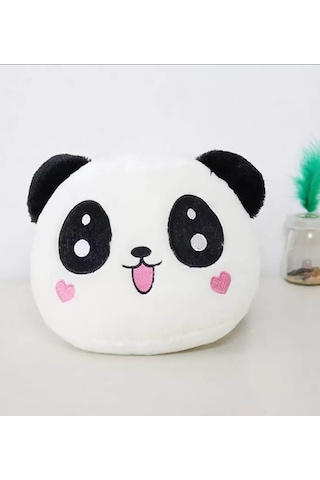 Panda Yastık Arkadaşa Hediye 35 35cm Beyaz