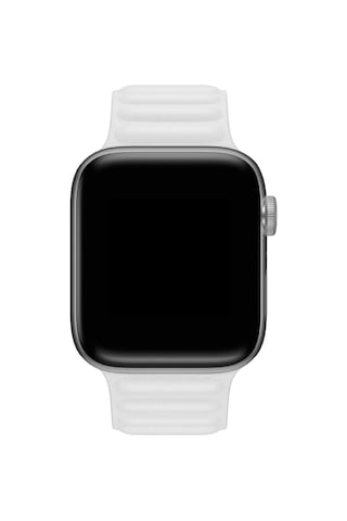 Newface - 331 - Apple Watch Uyumlu 42mm Loop Kordon - Csmo-tex - - Beyaz