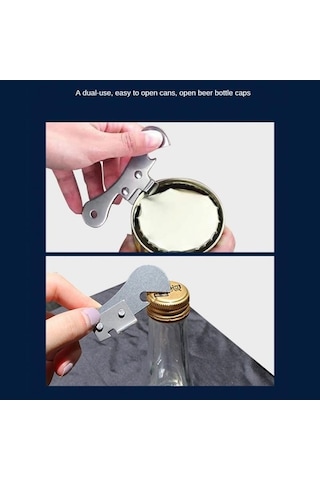Trendooze Yan Teneke Teneke Profesyonel Paslanmaz Mutfak Manuel Kutular Konserve Kesim Kavanoz Fonksiyonlu Ergonomik Emniyet Çok Çelik Aracı Açacağı Açacağı Bs Gümüş