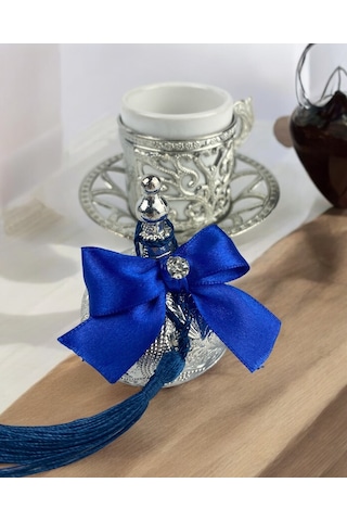 Elm Damat Kahve Fincanı Mavi mavi