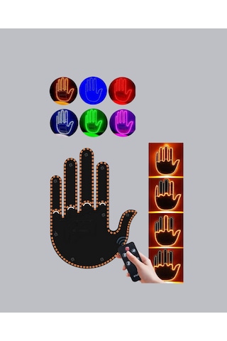 El Hareketiyle Kontrol Edilen 176 Led Amber Güvenlik Lambası Çok Renkli