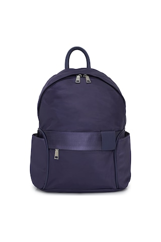 Cambirdge Polo Club Fermuarlı Yan Cepli Kadın Sırt Çantası Mb19 mor