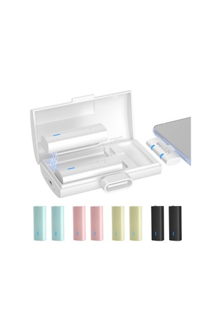 Lensgo 518c 5 Renkli Kablosuz Yaka Mikrofonu Type-c