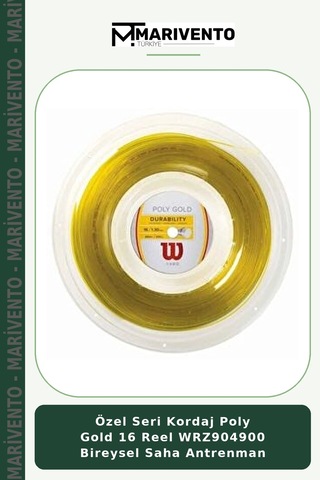 Özel Seri Kordaj Poly Gold 16 Reel Wrz904900 Bireysel Saha Antrenman