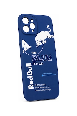 Apple iPhone Uyumlu 15 Red Bull The Edition Telefon Kılıfı Premium Uv Baskılı Silikon Koruyucu Kılıf Lacivert