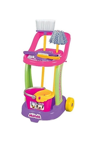 Fen Toys Oyuncak Minnie Mouse Temizlik Arabası