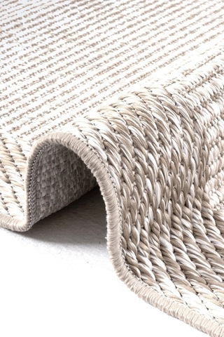 Hoom Rugs Nova 2003 Bej İnce Kaymaz Latex Tabanlı Sisal Halı