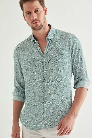 D's Damat Slim Fit Yeşil Gömlek 0ec02ap28259m Yeşil