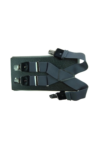 Gri Renkli Pantolon Askısı 4 Klipsli Gri