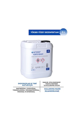Acto Actosed Forte Ready Endoskoplar Ve Aletler İçin Dezenfektan 5 L